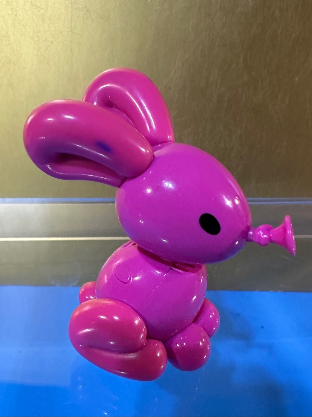 Squeakee Minis Poppy The Bunny Interactive Toy Pet Helium Voice Chat Back WORKS!